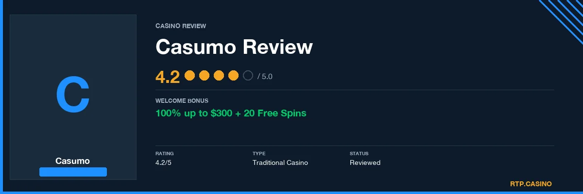 Casumo Casino Review 2026