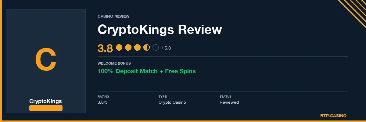 CryptoKings Casino Review 2026