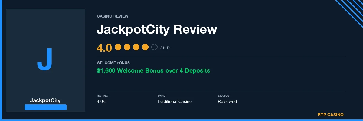 JackpotCity Casino Review 2026