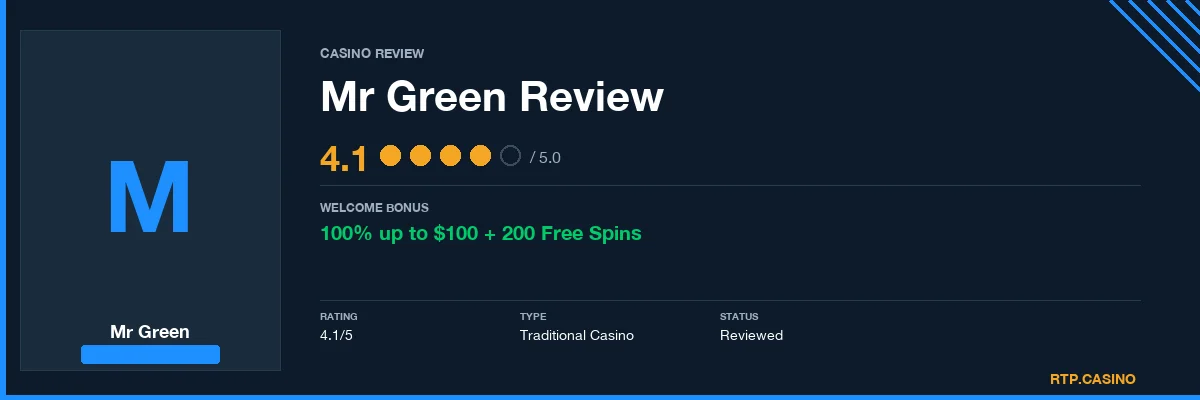 Mr Green Casino Review 2026