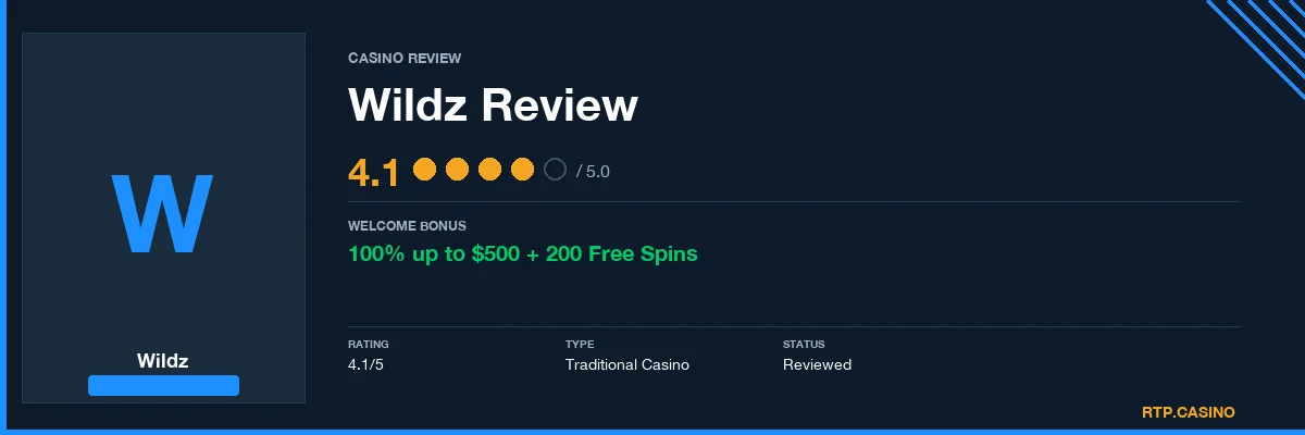 Wildz Casino Review 2026