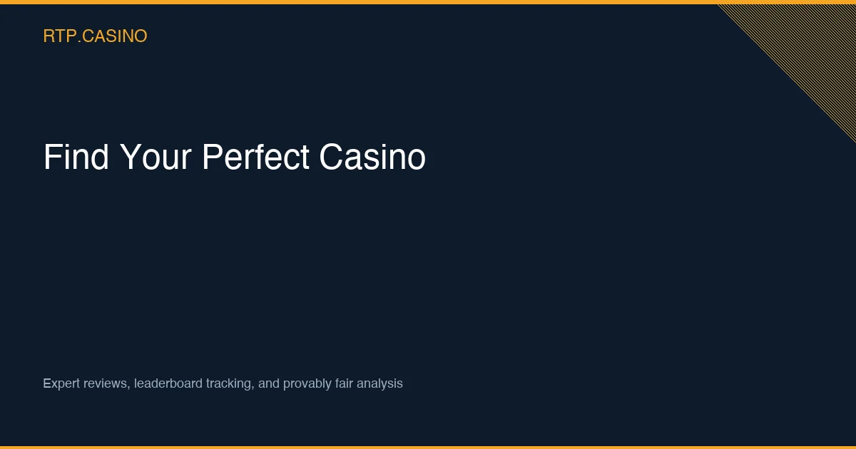RTP.Casino — Expert reviews, leaderboard tracking, and provably fair analysis for skin gambling and crypto casinos