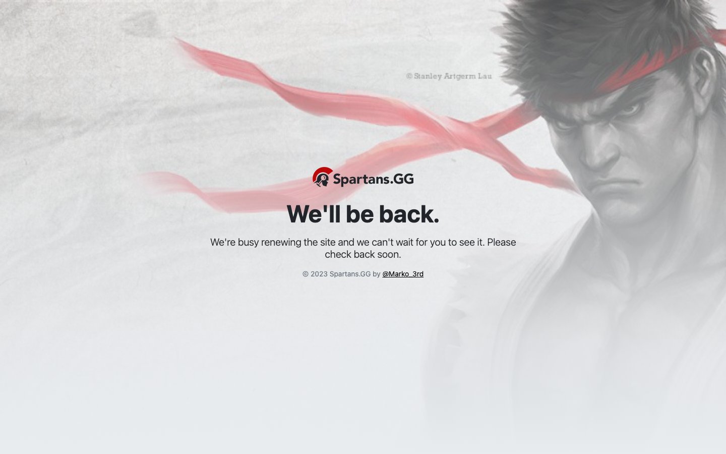 Spartans homepage